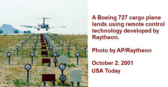 boeing 727 under remote control